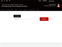Tablet Screenshot of crystalmccall.com